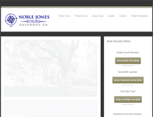 Tablet Screenshot of noblejonestours.com